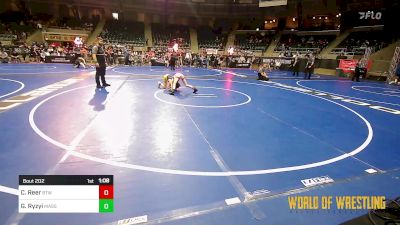 80 lbs Semifinal - Cohen Reer, Burnett Trained Wrestling vs Gabriel Ryzyi, Massa's Maniacs