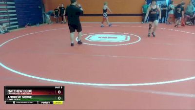 220 lbs Cons. Round 2 - Andrew Grove, Creek Wood vs Matthew Cook, Crossroads Wrestling