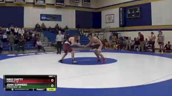 197 lbs Quarters & Wb (16 Team) - Niko Chitty, Norwich vs John Summers, Springfield