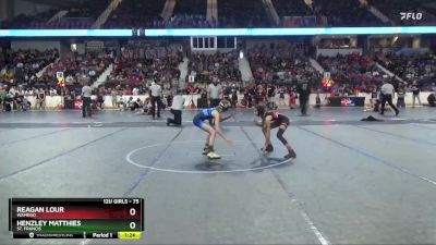 75 lbs Quarterfinal - Reagan Lour, Wamego vs Henzley Matthies, St. Francis