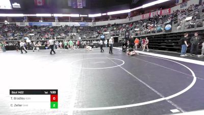 103.6 lbs Quarterfinal - Teja Bradley, Adrian Blackhawks vs Chloe Zeller, Greater Heights Wrestling