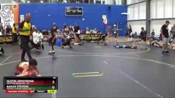 65 lbs Round 3 (6 Team) - Austin Armstrong, Backyard Brawlers vs Baran Stevens, Midwest Xtreme Wrestling