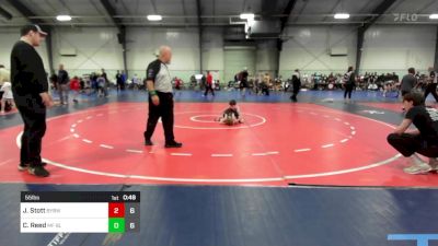 55 lbs Quarterfinal - Jackson Stott, Backyard Bullies Wrestling Club vs Caden Reed, Morris Fitness Black