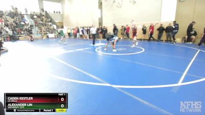 147 Boys Cons. Round 2 - Alexander Lin, University City vs Caden Kestler, La Jolla