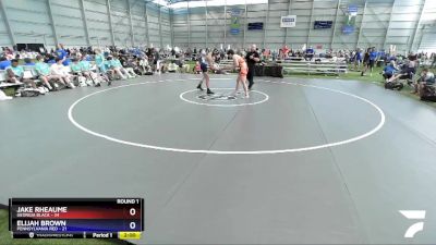 160 lbs Round 1 (8 Team) - Jake Rheaume, Georgia BLACK vs Elijah Brown, Pennsylvania Red