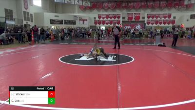 72 lbs Quarterfinal - James Walker, STMA vs Casey Lee, Legends Of Gold