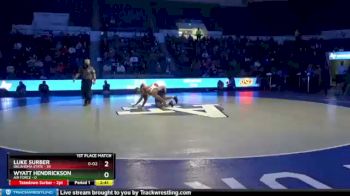 285 lbs Finals (2 Team) - Luke Surber, Oklahoma State vs Wyatt Hendrickson, Air Force