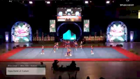 Cape Coral Jr. Cobias [2020 Show Cheer 1 - Mitey Mite - Medium Day 1] 2020 Pop Warner National Cheer & Dance Championship