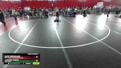 63 lbs Cons. Round 2 - Camden Sokol, Wisconsin vs Jack Meddaugh, Pec-Argyle Youth Wrestling