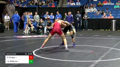 125 lbs Consi of 8 #2 - Sinjin Briggs, Iowa State vs Sean Williams, Fresno State