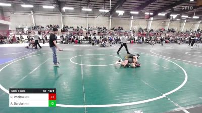 83 lbs Semifinal - Ricardo Poolaw, New Mexico Bad Boyz vs Andres Garcia, Saguache Wolfpack