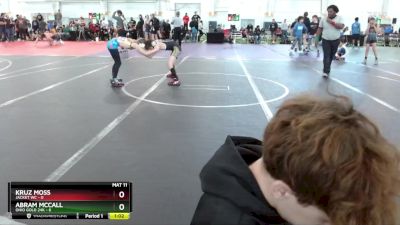 76 lbs Round 4 (10 Team) - Kruz Moss, Jacket WC vs Abram McCall, Ohio Gold 24K