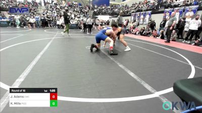 155 lbs Round Of 16 - Jaedan Adams, Cowboy Wrestling Club vs Kolyn Mills, Piedmont