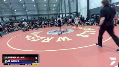 106 lbs Champ. Round 1 - Julius Mark Villamil, CA vs Caleb Clemans, WA