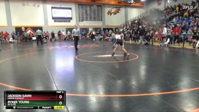 82 lbs Cons. Round 2 - Ryker Young, DC Elite vs Jackson Gavin, Lisbon Matpack