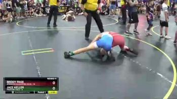 96 lbs Round 4 (6 Team) - Brody Page, American Gladiators-Blue vs Jace Keller, Missouri Gold