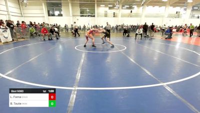 118 lbs Round Of 32 - Lucas Fama, Doughboys WC vs Benjamin Taute, Iron Faith WC