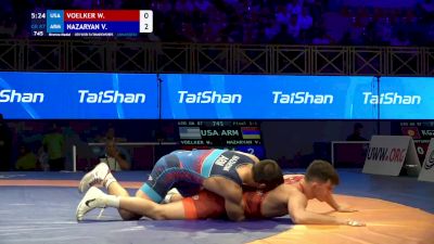 87 kg Final 3-5 - Wyatt Voelker, United States vs Vigen Nazaryan, Armenia