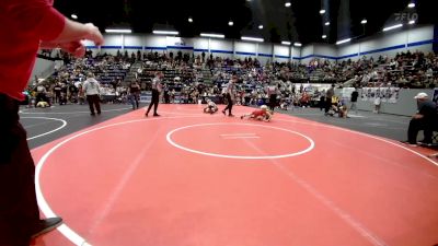 58 lbs Consi Of 8 #1 - Drake Rogers, Weatherford Youth Wrestling vs Troy Petry, Standfast