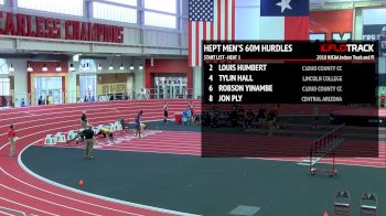 Men’s Heptathlon 60m Hurdles, Heat 1