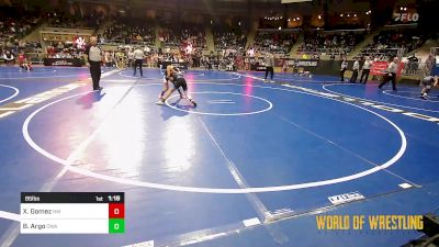 85 lbs Round Of 64 - Xzavier Gomez, New Mexico vs Brock Argo, Oklahoma Wrestling Academy