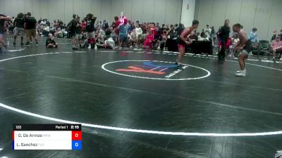 120 lbs Champ. Round 1 - David De Armas, Maximum Performance Wrestling vs Leonardo Sanchez, Florida