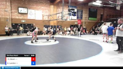 132 lbs 5th Place Match - Hayden Bond, Unattached vs Axxel Landon, East Idaho Elite