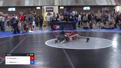 106 lbs Quarters - Alexsys Jacquez, Betterman Elite Wrestling vs Libby Roberts, Inland Northwest Wrestling Training Center