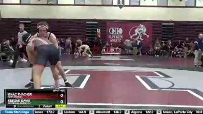 195 lbs Round 3 - Isaac Thacher, Fort Madison vs Keegan Davis, Des Moines Roosevelt