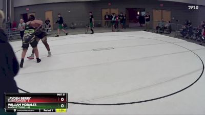 288 lbs Round 2 (8 Team) - William Morales, Kansas Pythons vs Jayden Berry, Kansas Rattlers