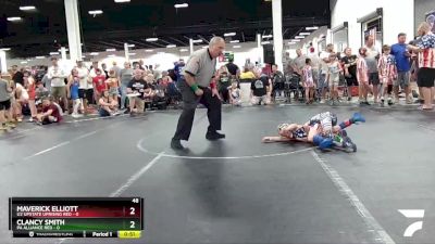 48 lbs Round 1 (8 Team) - Clancy Smith, PA Alliance Red vs Maverick Elliott, U2 Upstate Uprising Red