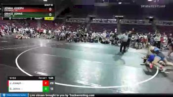 W-164 lbs Quarters & 1st Wb (16 Team) - Grace Johns, Kansas vs Jenna Joseph, Colorado