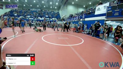 55 lbs Round Of 32 - Frank Petro, Cowboy Wrestling Club vs Liam Loya, Dumas Wrestling Club