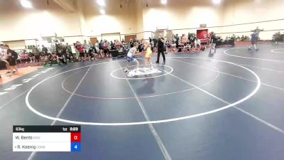 63 kg Cons 16 #2 - Walker Bents, Bison Wrestling Club vs Rhett Koenig, Combat W.C. School Of Wrestling