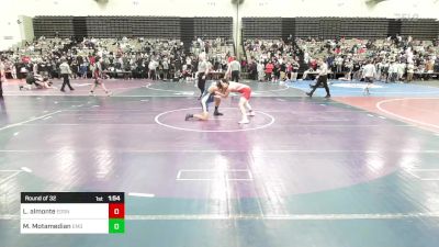 128-H lbs Round Of 32 - Lucas Almonte, Edison vs Matthew Motamedian, East Meadow