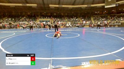 70 lbs Round Of 16 - Levi Pike, Michigan West Wrestling Club vs Aidyn Bryant, Purler Wrestling, Inc