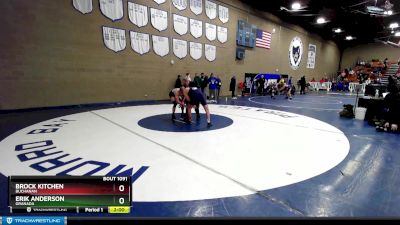 170 lbs Quarterfinal - Brock Kitchen, Buchanan vs Erik Anderson, Granada