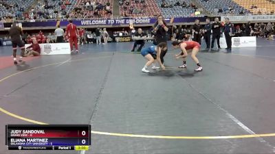 109 lbs 2nd Wrestleback (16 Team) - Judy Sandoval, Grand View vs Eliana Martinez, Oklahoma City University