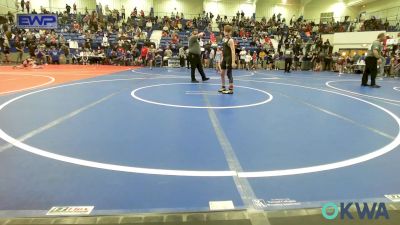 90 lbs Consi Of 4 - Jaxon Fry, Checotah Matcats vs Logan Sligar, Pin-King All Stars