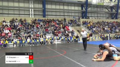 285 lbs Quarterfinal - Patrick Grayson, Nebraska vs Alex Aarsvold, South Dakota State Unattached