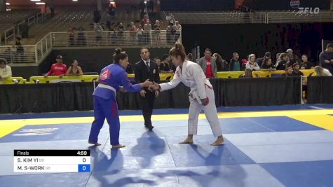STELLA KIM YI vs MARIA FERNANDA SORONDO-WORK 2024 Pan Jiu Jitsu IBJJF Championship
