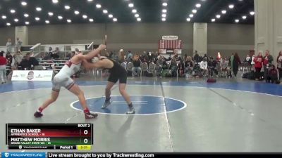 184 lbs Quarterfinals (8 Team) - Matthew Morris, Grand Valley State WC vs Ethan Baker, Apprentice School