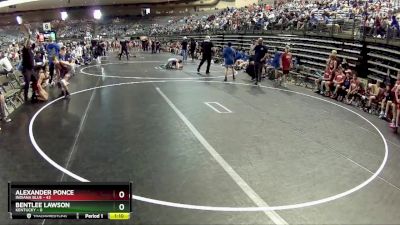 90 lbs Finals (8 Team) - Bentlee Lawson, Kentucky vs Alexander Ponce, Indiana Blue