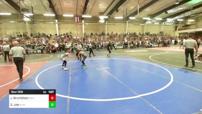 86 lbs Quarterfinal - Jaxon Brynildson, High Kaliber vs Oaklan Joe, Blanding Pride