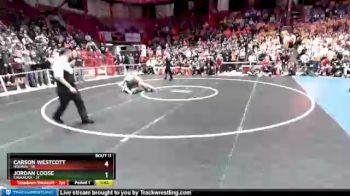 220 lbs D1/d2/d3 Finals (sat 3:00 P.m.) - Jordan Loose, Kaukauna vs Carson Westcott, Holmen