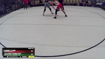 143 lbs Round 6 (8 Team) - Johanna Steinlicht, South Dakota Lightning vs Audrey Cline, Nebraska Red