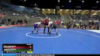 285 lbs Round 1 (4 Team) - Nick Howorth, 5A Scappoose vs Joseph Martin, 5A Ridgeview