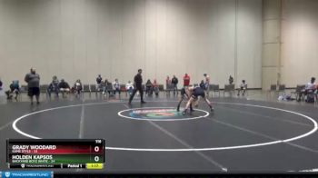 116 lbs Round 5 (6 Team) - Holden Kapsos, Backyard Boyz White vs Grady Woodard, Kame Style