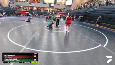 235 lbs Cons. Round 3 - Zakhia Burke, Prosper Rock Hill (Girls) vs Mia Howell, Heath (Girls)