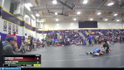 53 lbs Cons. Round 1 - Myron Hayre, Cane Bay Cobras vs Cameron Coggins, LWC: Express